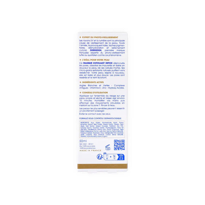 47903-Derm Eden Exfoliating Mask Detox 2 In1 50Ml +5