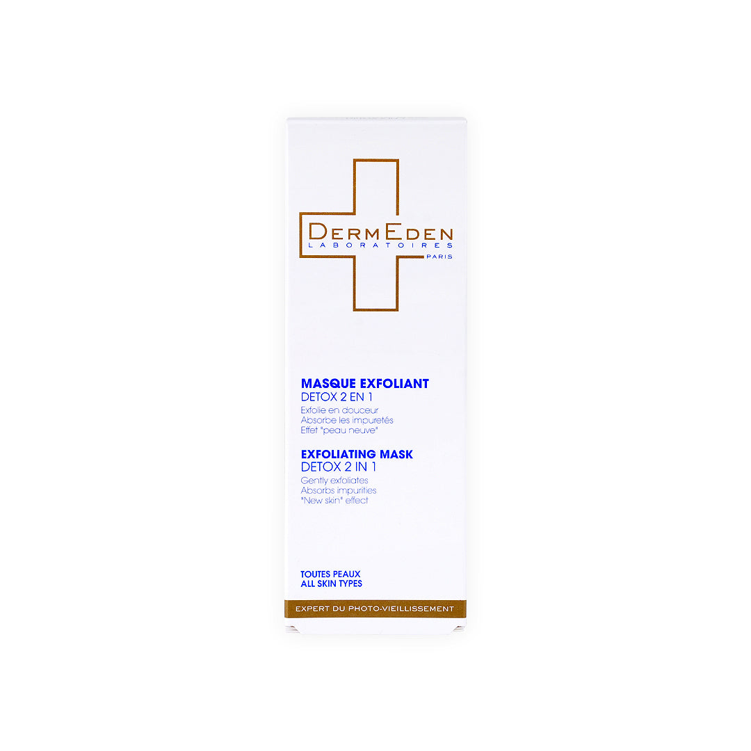 DERM EDEN EXFOLIATING MASK DETOX 2 IN1 50ML