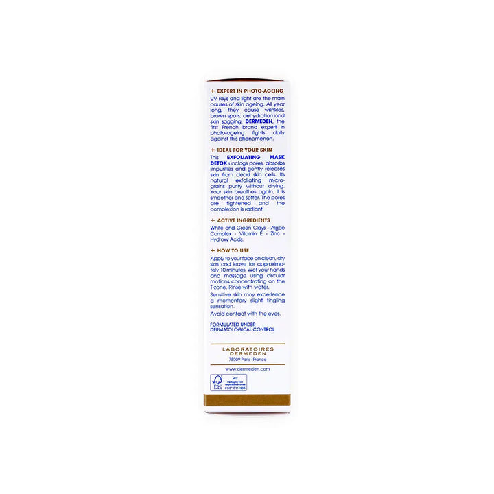 47903-Derm Eden Exfoliating Mask Detox 2 In1 50Ml +4