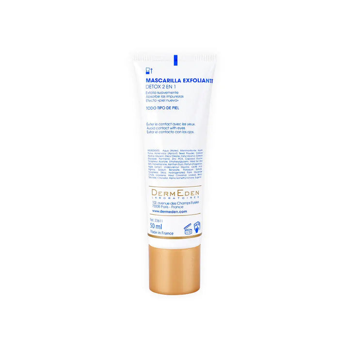 47903-Derm Eden Exfoliating Mask Detox 2 In1 50Ml +3