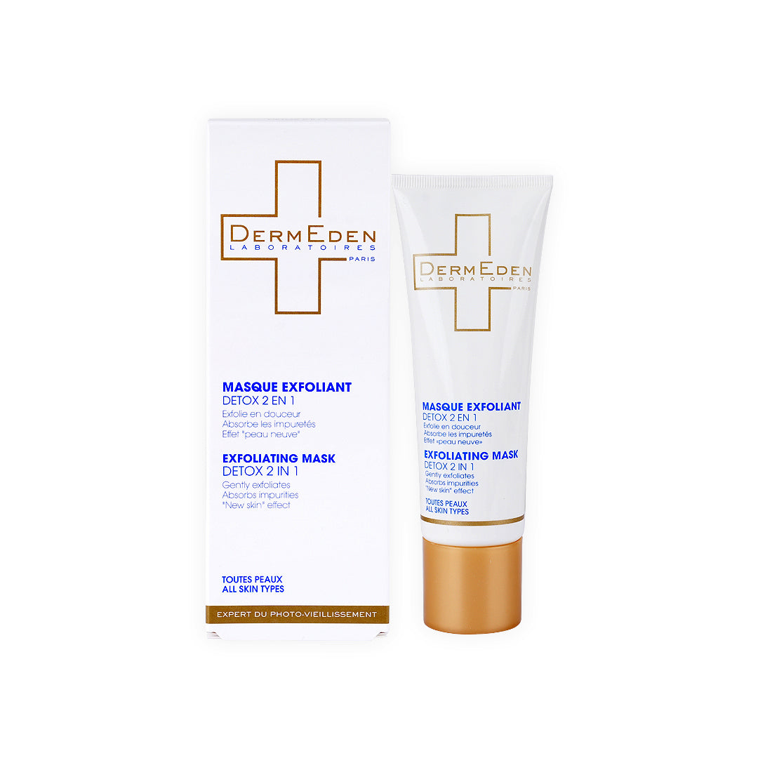 DERM EDEN EXFOLIATING MASK DETOX 2 IN1 50ML