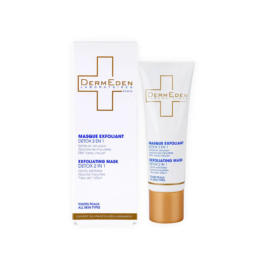 DERM EDEN EXFOLIATING MASK DETOX 2 IN1 50ML