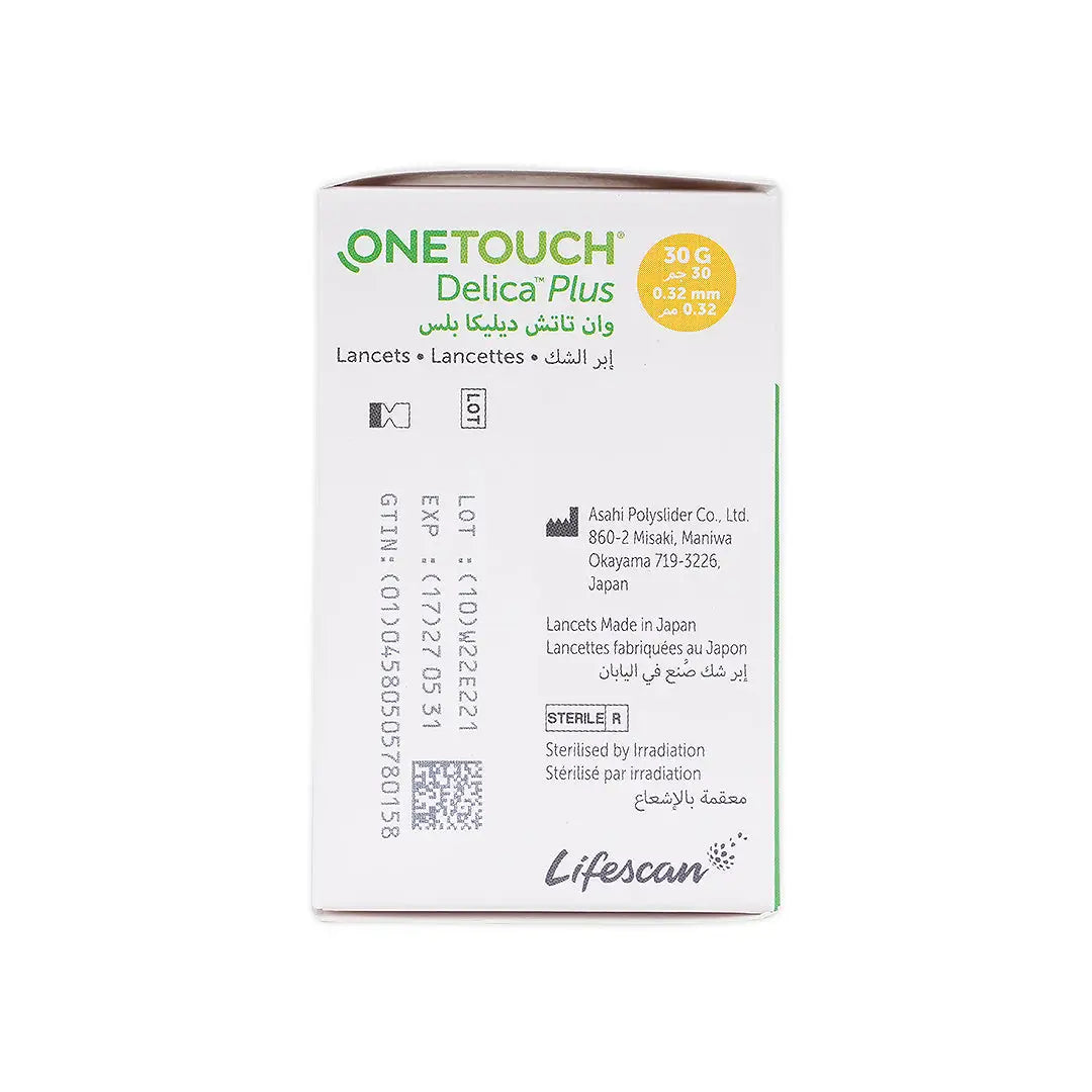 One Touch Delica Plus Lancets 100pcs