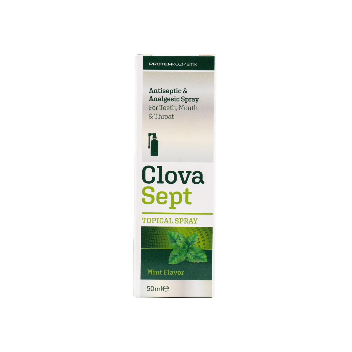 47916-Protem Kozmetik Clova Sept Topical Spray 50Ml-Mint Flavor
