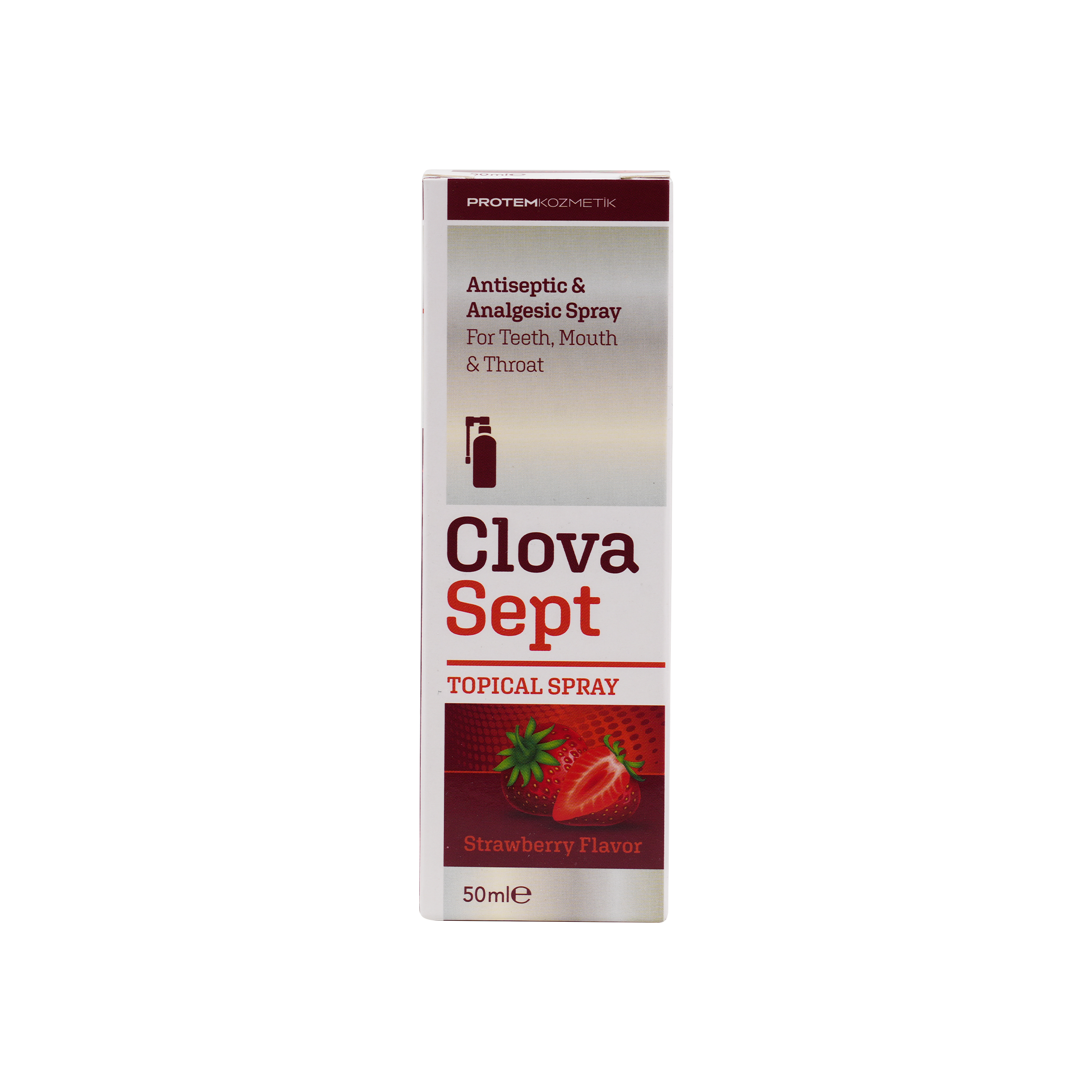 PROTEM KOZMETIK CLOVA SEPT TOPICAL SPRAY 50ML - STRAWBERRY