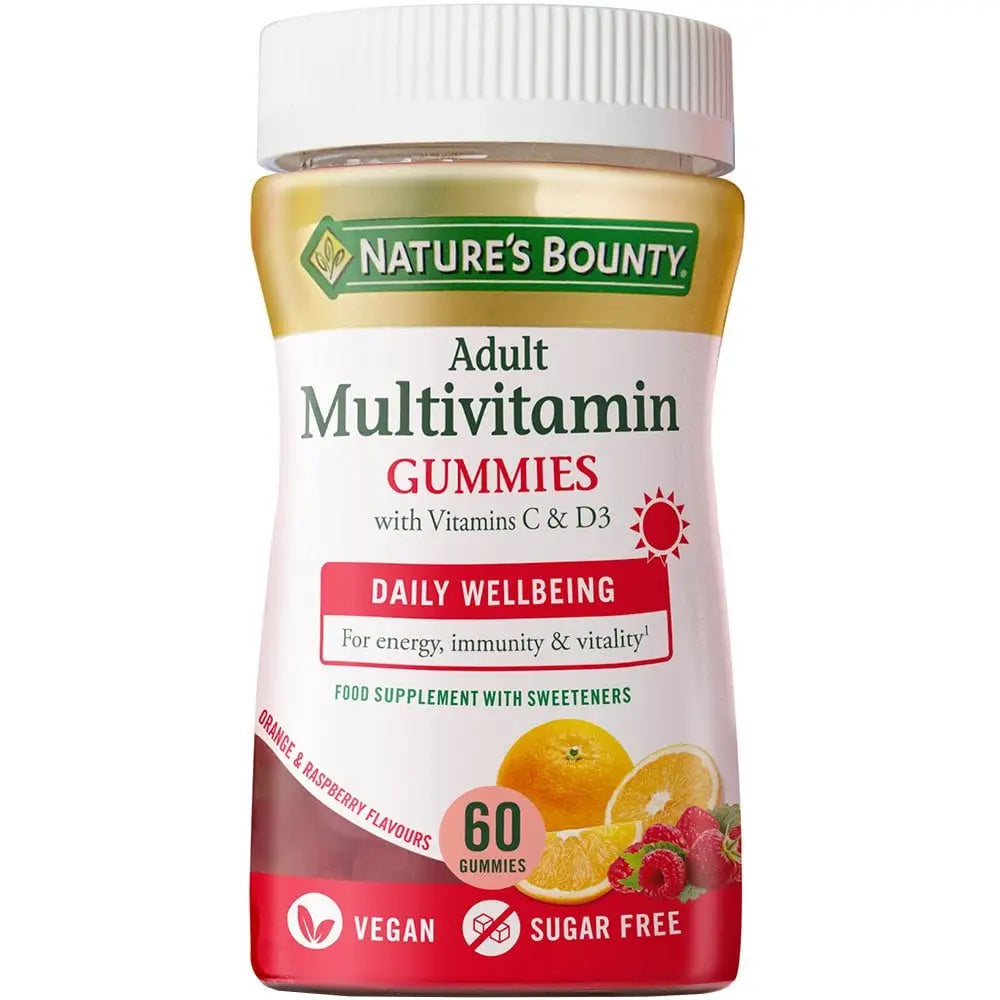 47920-NATURES BOUNTY ADULT MULTIVITAMIN 60 GUMMIES S/F