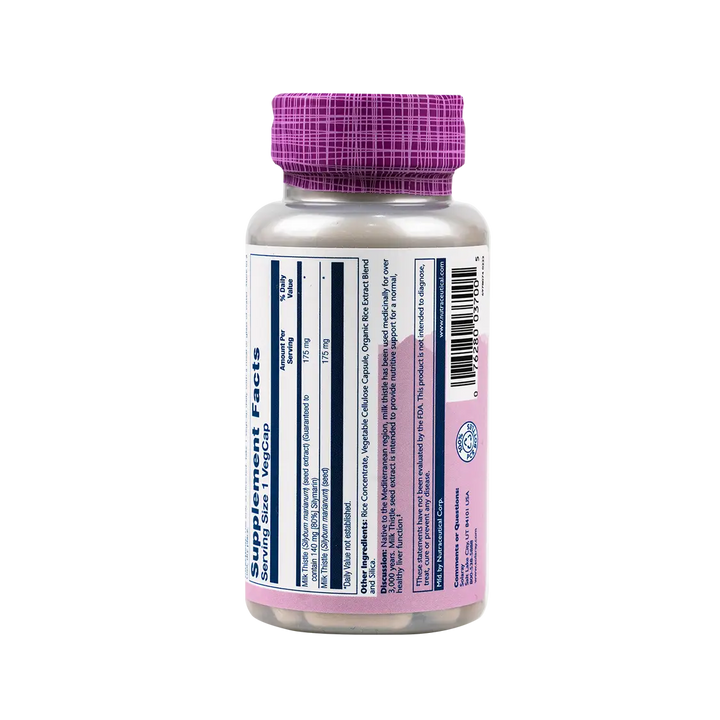 47921-Solaray Milk Thistle 175mg 80% Silymarin 60 900mg 60vegcap +2