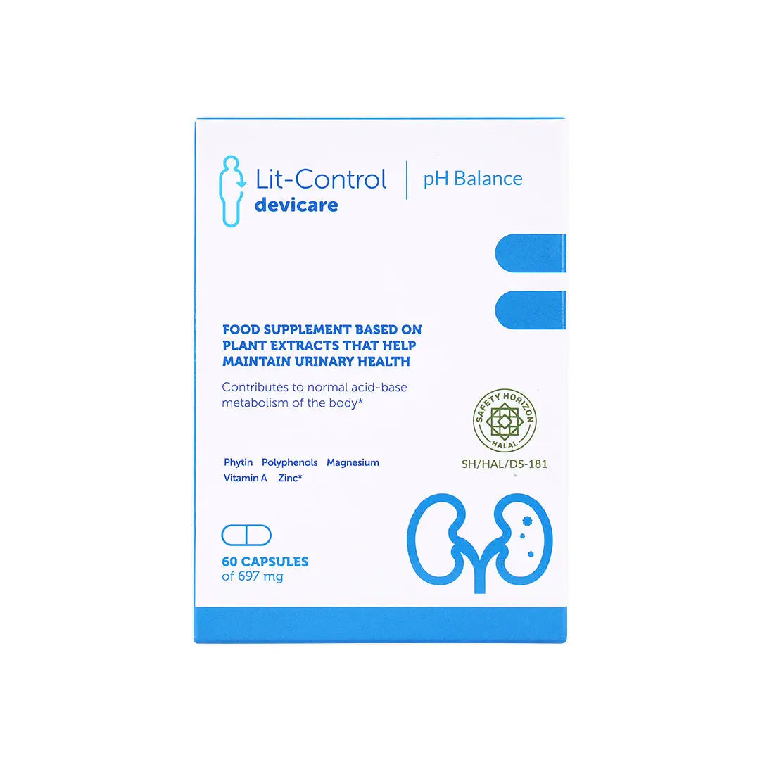 Lit-Control Devicare 697mg Ph Balance 60 Capsules-Blue