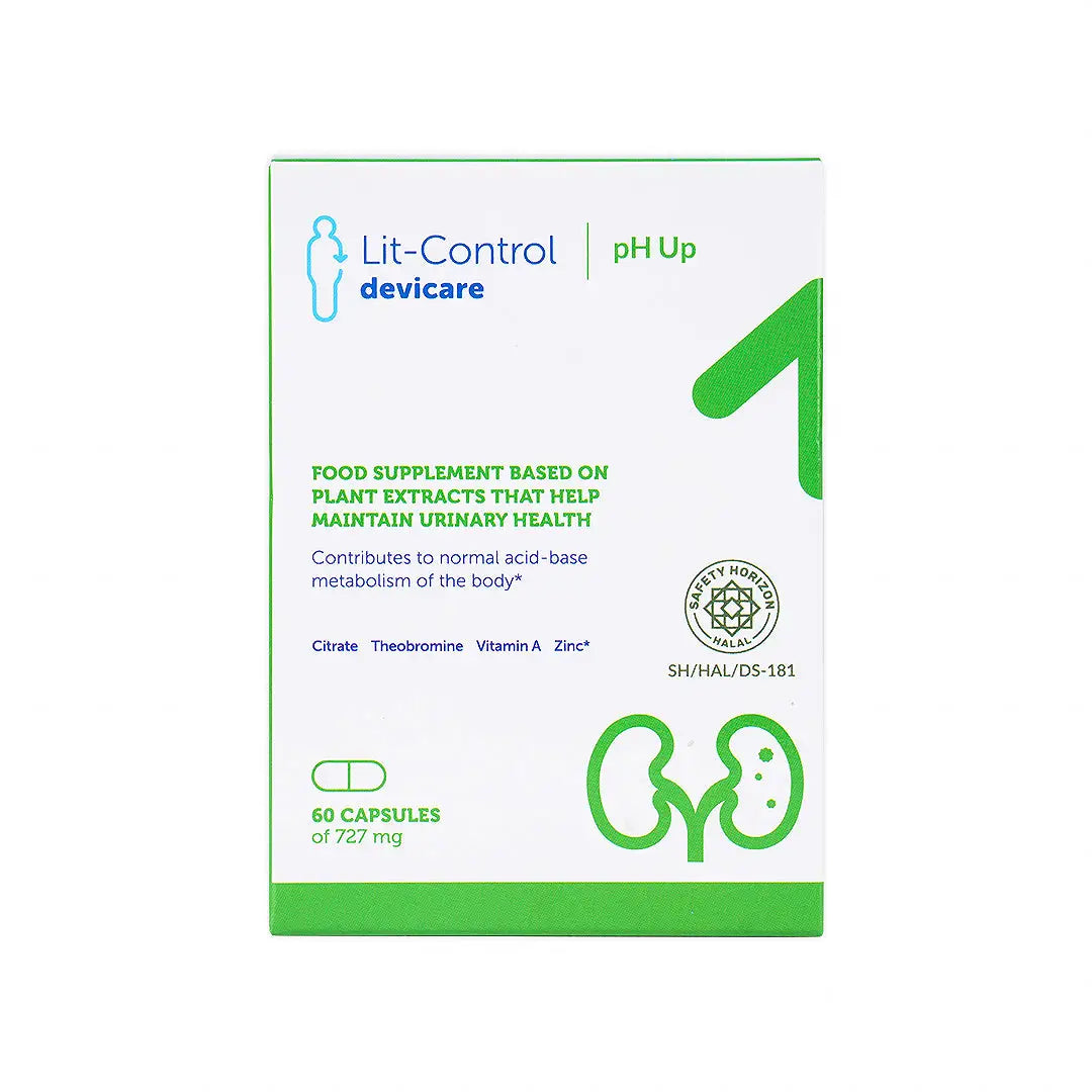 Lit-Control Devicare 727mg Ph Up 60 Capsules-Green