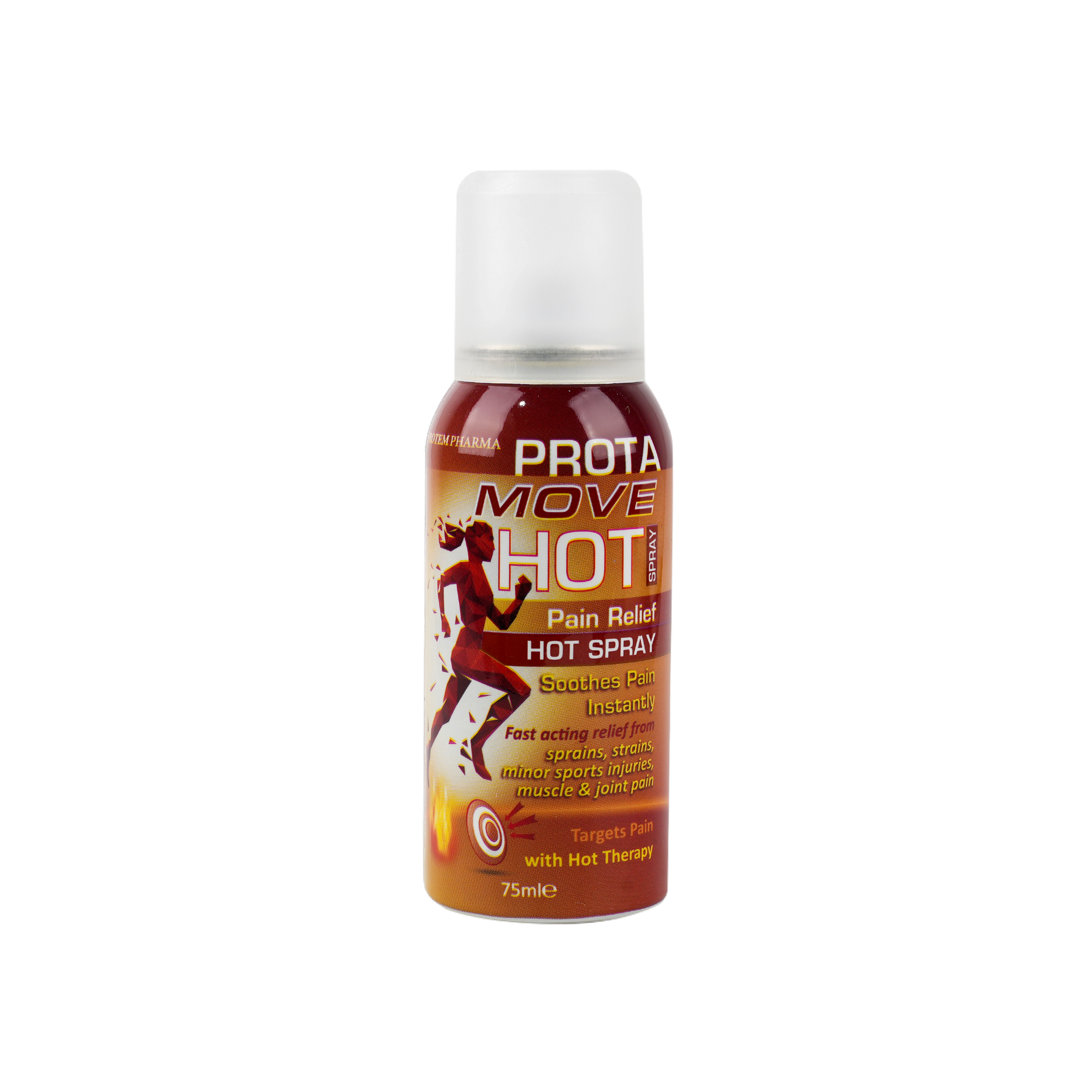 PROTEM PHARMA PROTA MOVE HOT PAIN RELIEF SPRAY 75ML