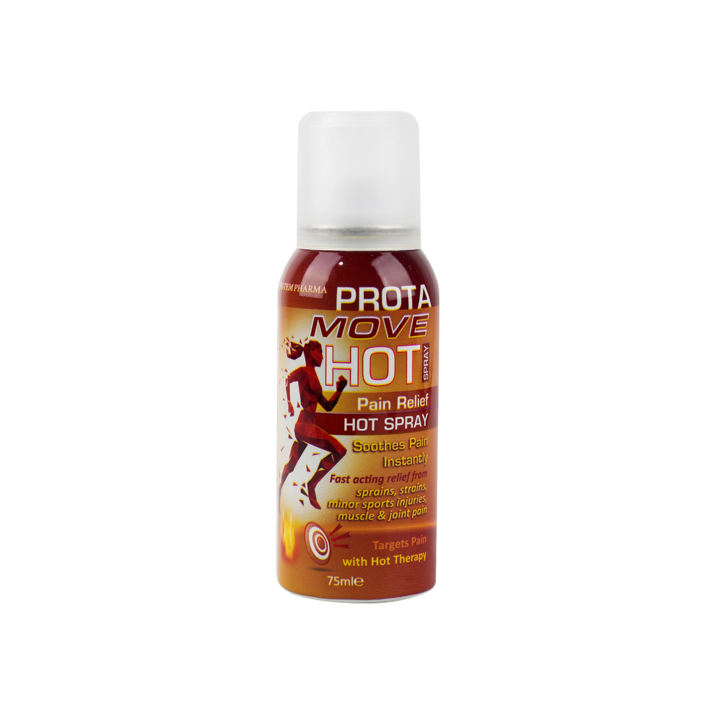 PROTEM PHARMA PROTA MOVE HOT PAIN RELIEF SPRAY 75ML