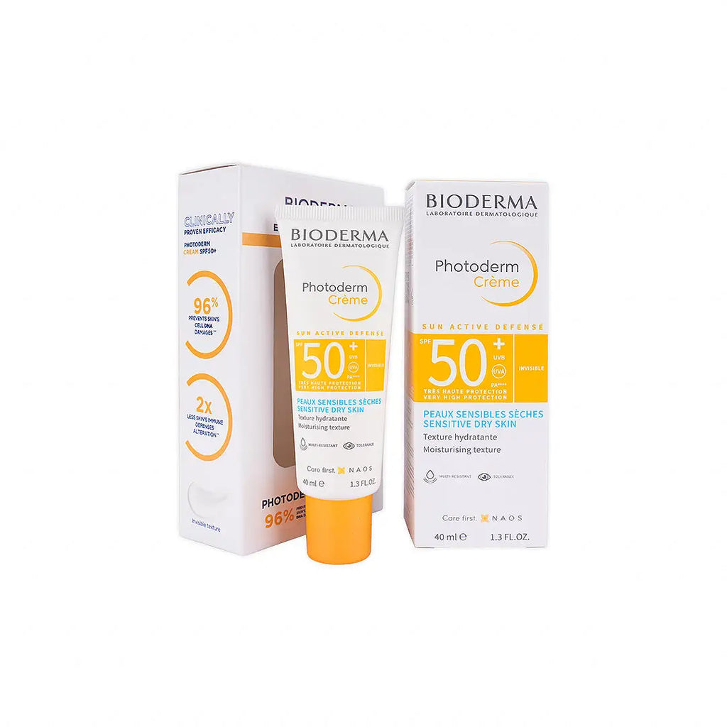 BIODERMA PHOTODERM CREAM SPF 50+ INVISIBLE 40ML 1+1 DRY SKIN