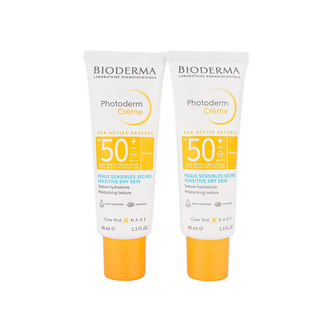 BIODERMA PHOTODERM CREAM SPF 50+ INVISIBLE 40ML 1+1 DRY SKIN