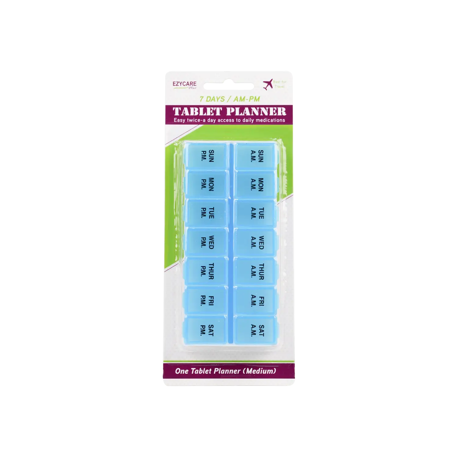 Ezycare Plus 7 Days Am-Pm Tablet Planner-17375
