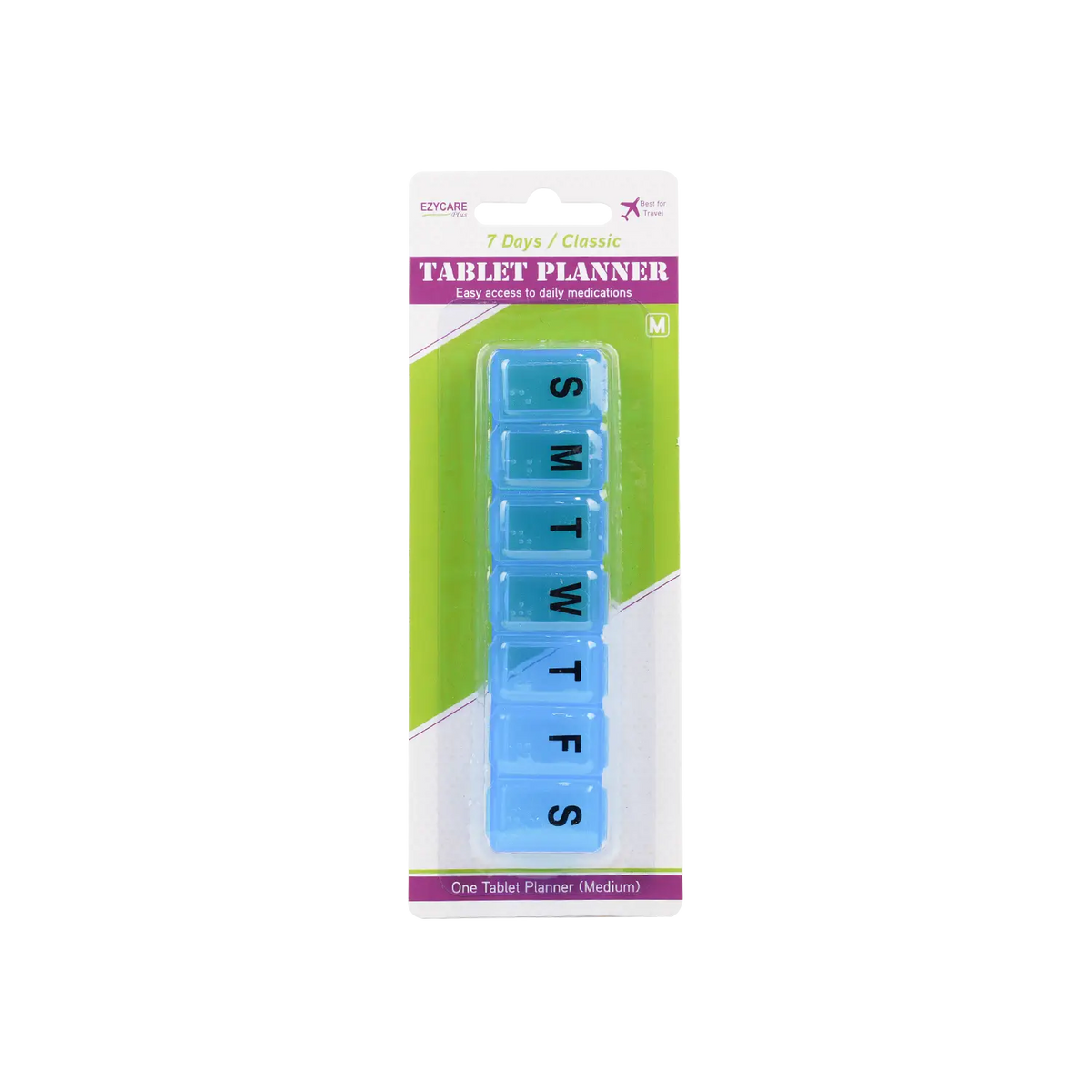 47954-Ezycare Plus 7 Days Classic Tablet Planner M