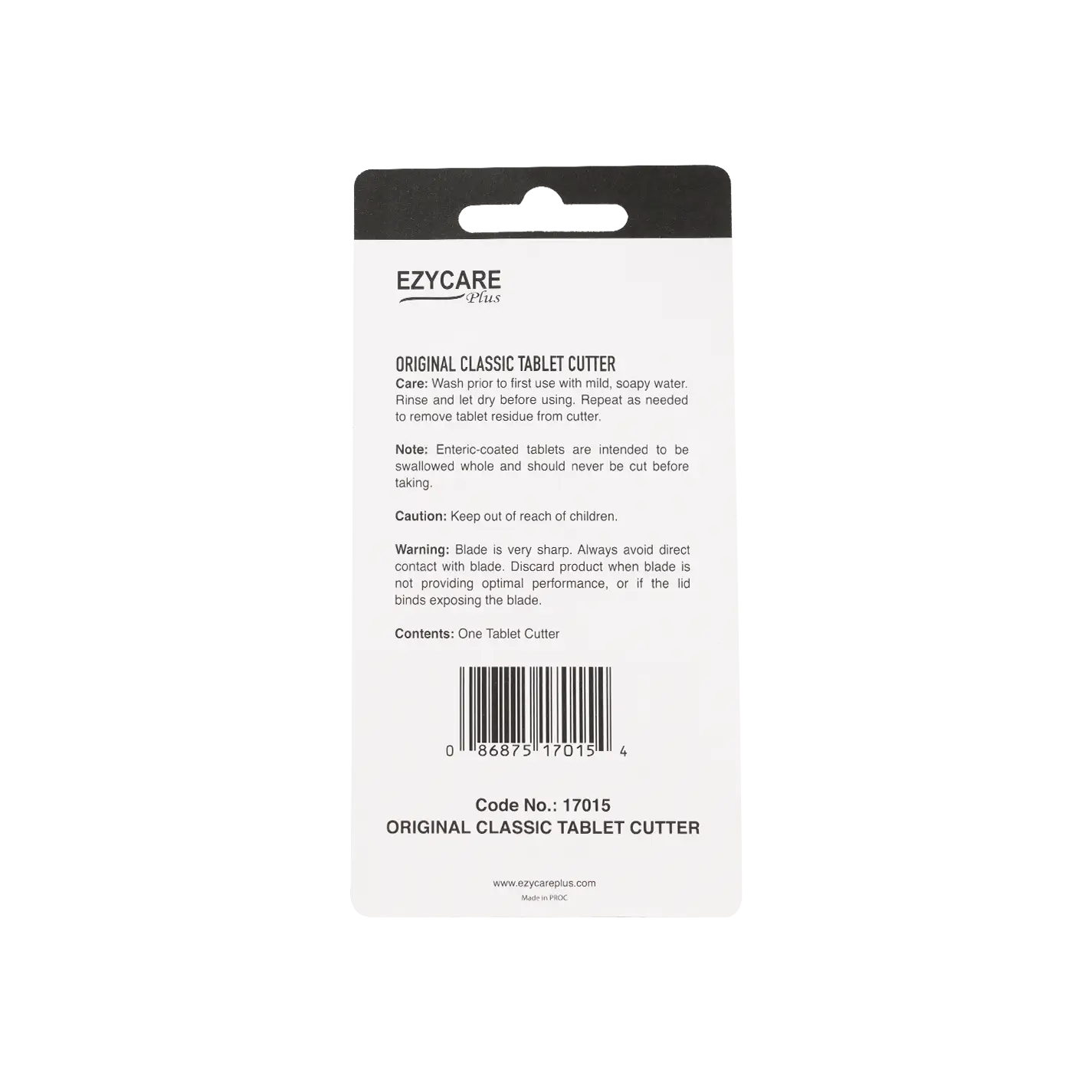 Ezycare Plus Original Classic Tablet Cutter -17015