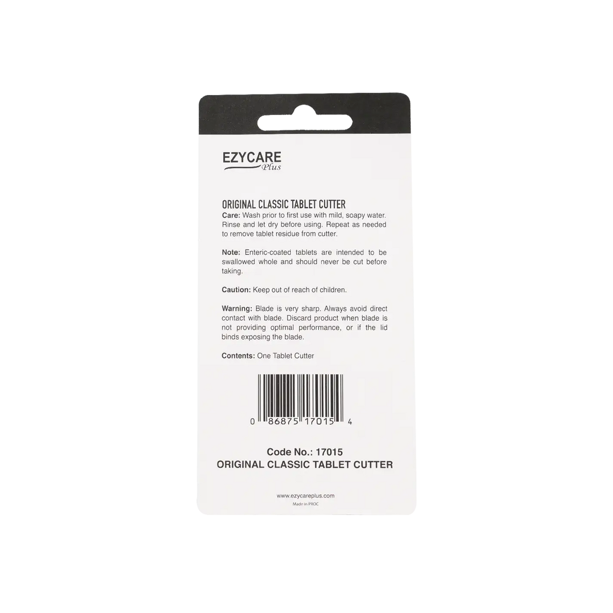 47957-Ezycare Plus Original Classic Tablet Cutter +1