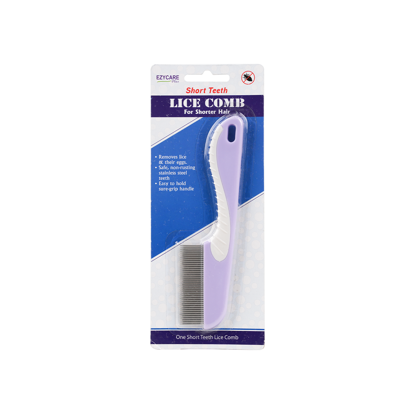 EZYCARE PLUS SHORT TEETH LICE COMB -18330