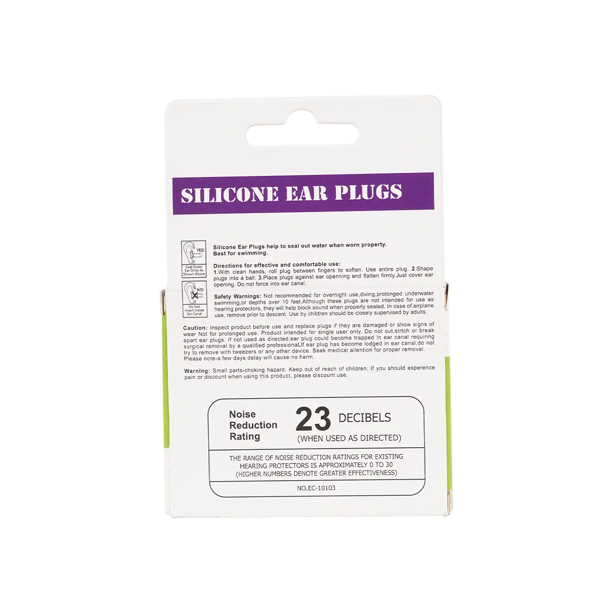 Ezycare Plus Silicone Ear Plugs  3Pair+Case  -10103