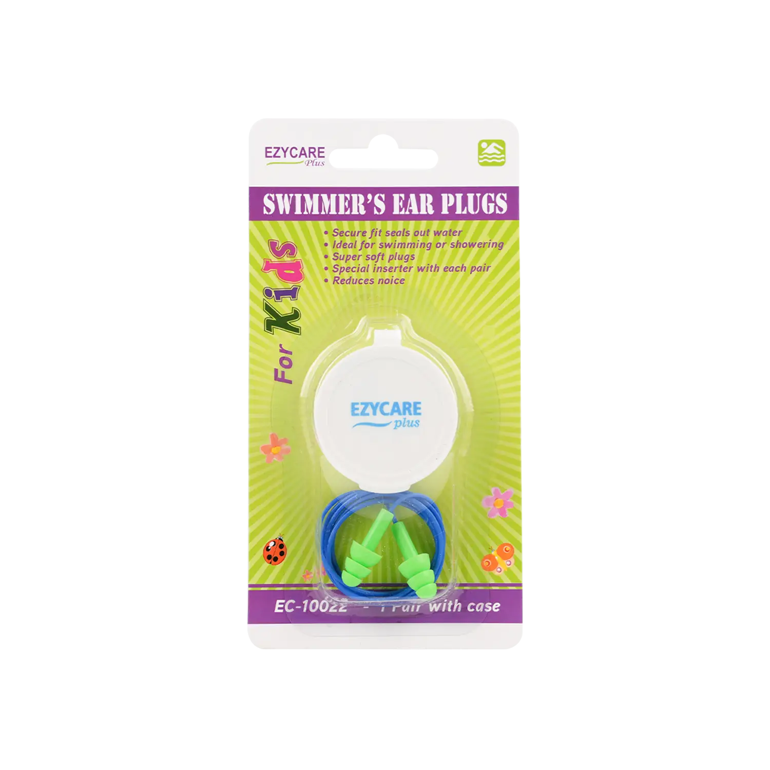 Ezycare Plus Kids Swimmer'S Ear Plug 1Pair -10022