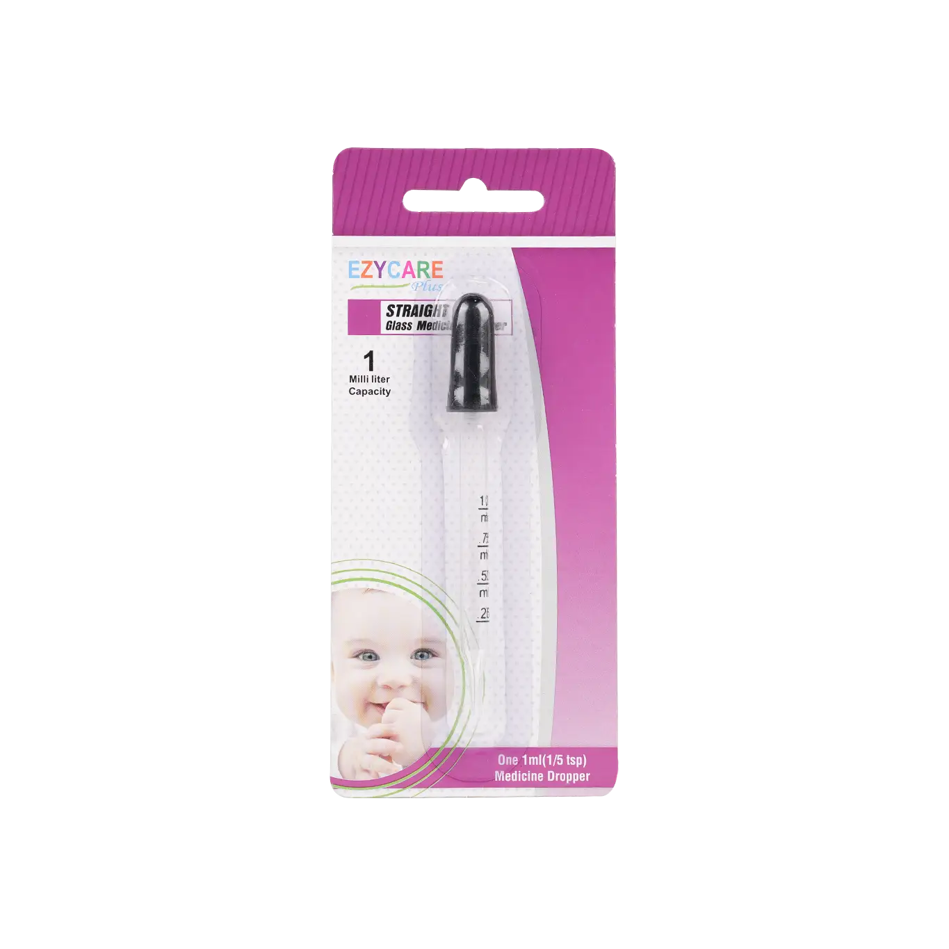 Ezycare Plus Straight Tip Medicine Dropper 1Ml-19349