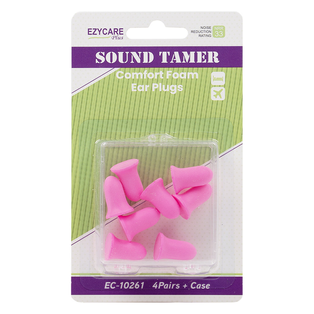 EZYCARE PLUS SOUND TAMER COMFORT FOAM EAR PLUG 4PAIR -10261