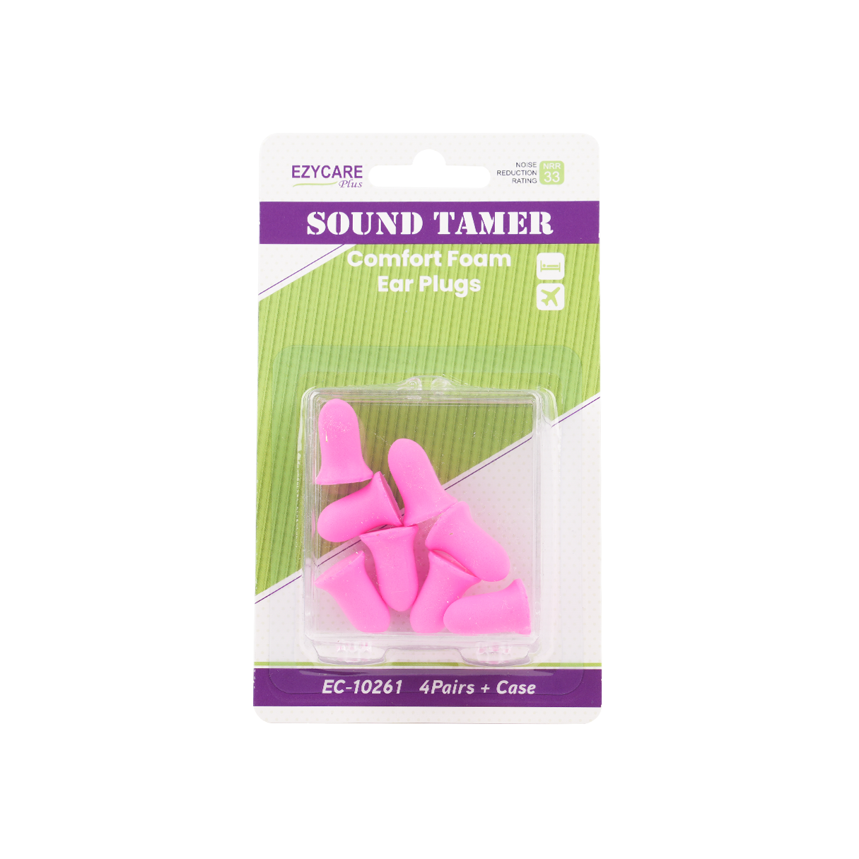 EZYCARE PLUS SOUND TAMER COMFORT FOAM EAR PLUG 4PAIR -10261