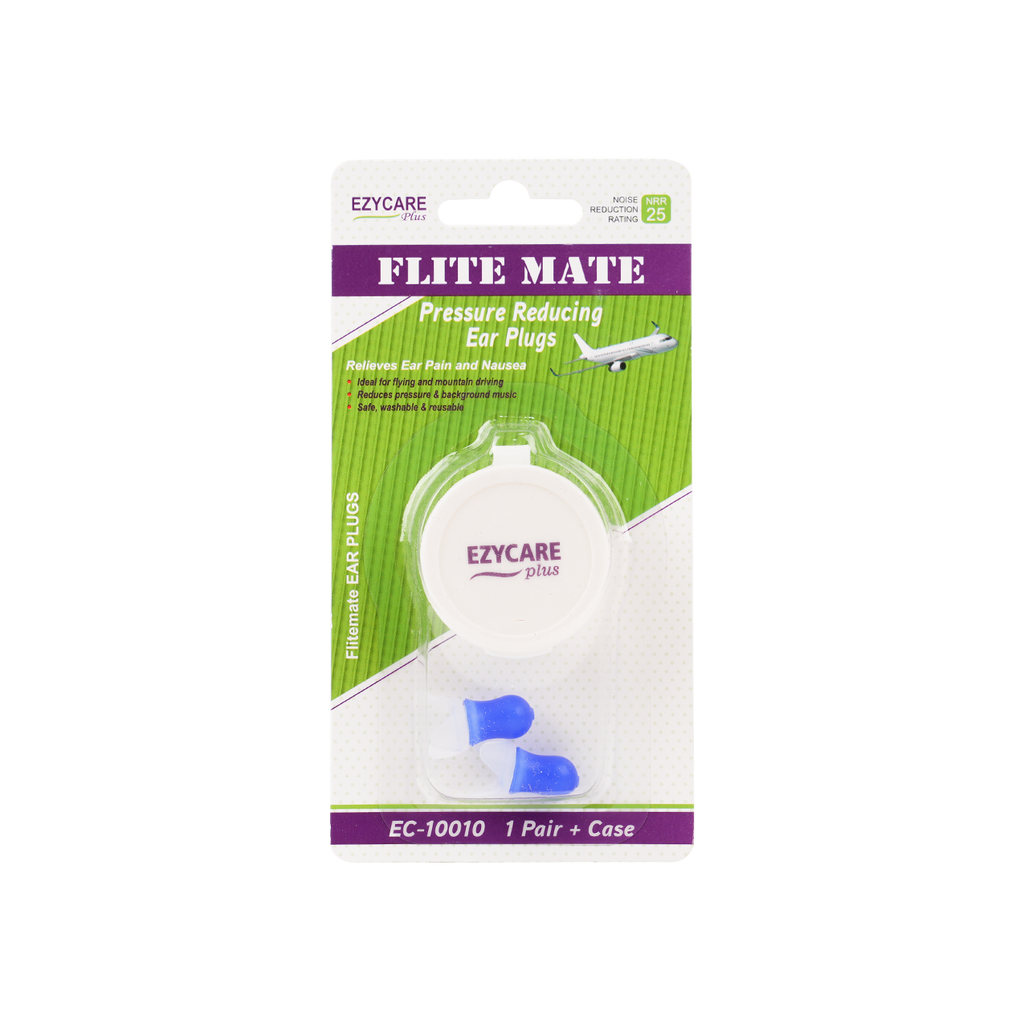 EZYCARE PLUS FLITE MATE PRESSURE REDUCING 1 EAR PLUGS -10010