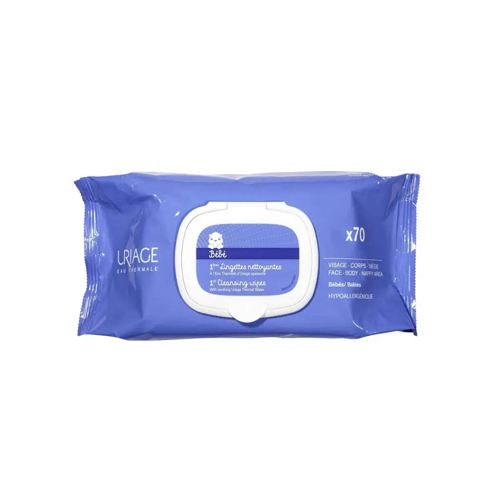 Uriage Baby 1St Cleansing Water Wipes 70Pcs