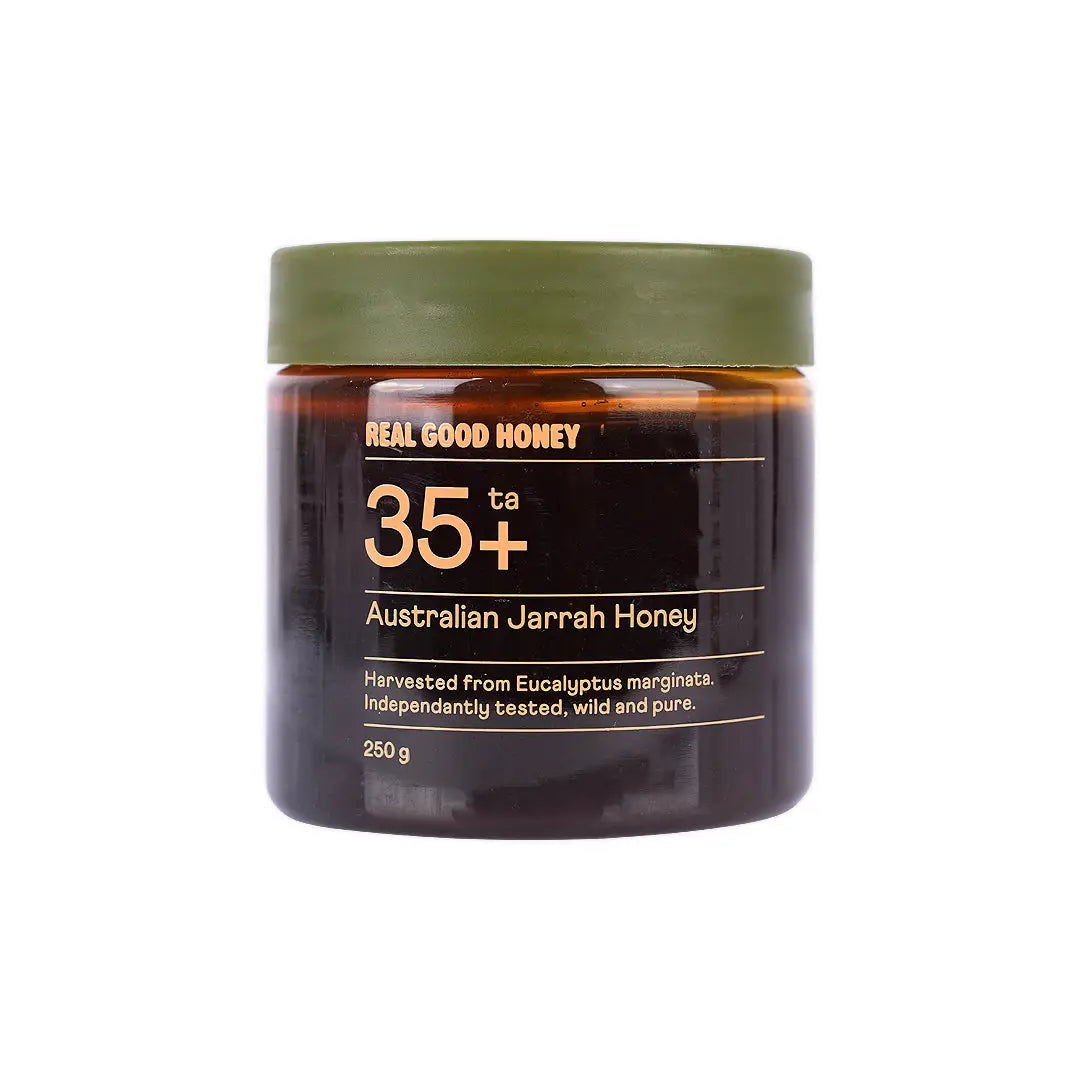 47978-Real Good Honey Australian Jarrah Honey 35+ 250G