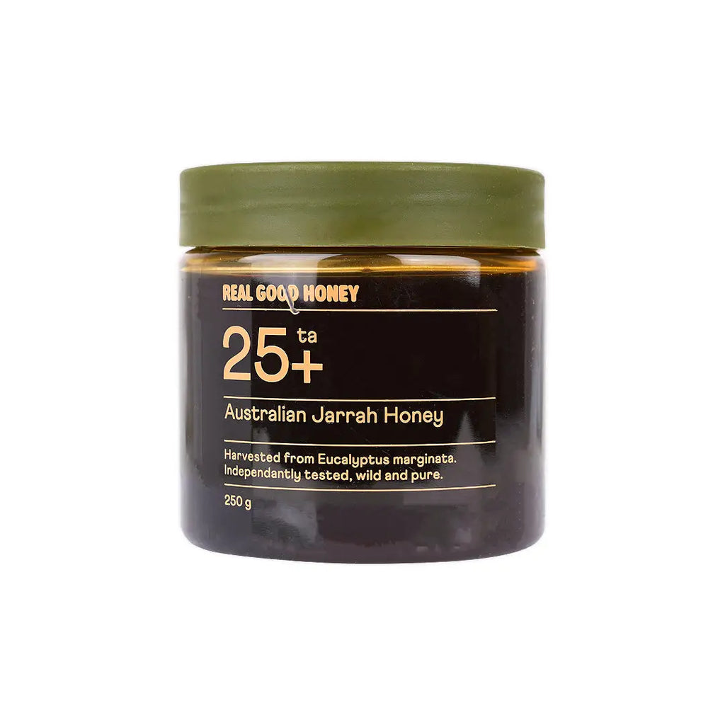 REAL GOOD HONEY AUSTRALIAN JARRAH HONEY 25+ 250G