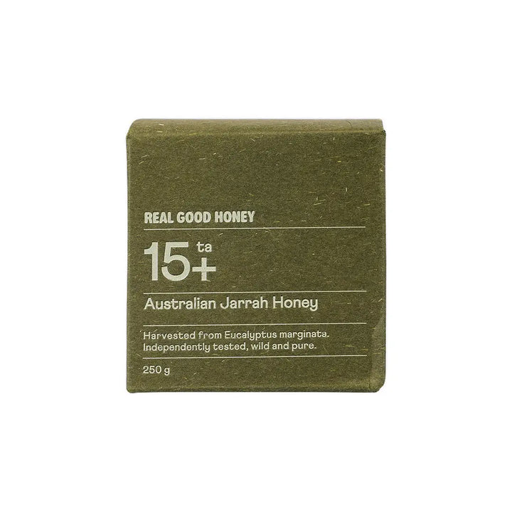 47980-Real Good Honey Australian Jarrah Honey 15+ 250G +2