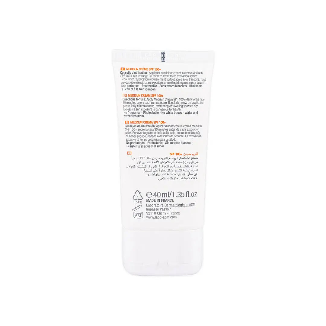 ACM MEDISUN SPF100+ CREAM 40 ML