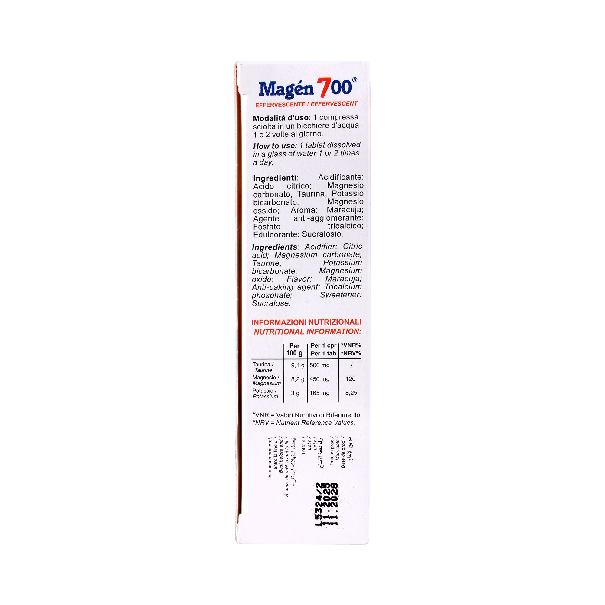 47989-Magen 700 12 Effervescent  Tablets +3
