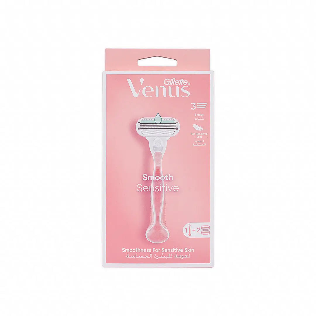 47997-Gillette Smooth Sensitive 2 Blades -Pink