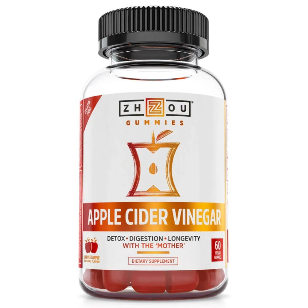 ZHOU APPLE CIDER VINEGAR 60 GUMMIES