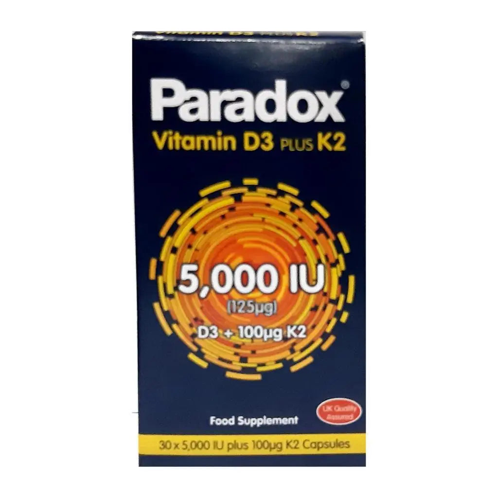 48007-Paradox Vitamin D3 +K2 5000Iu 30 Caps