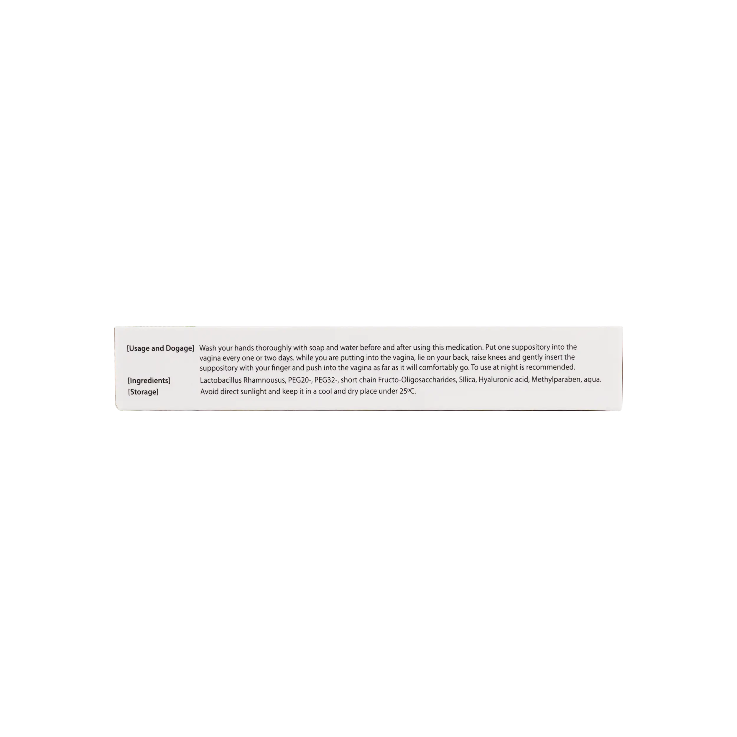 Jasmine G.F Vaginal Ovules 4Pcs