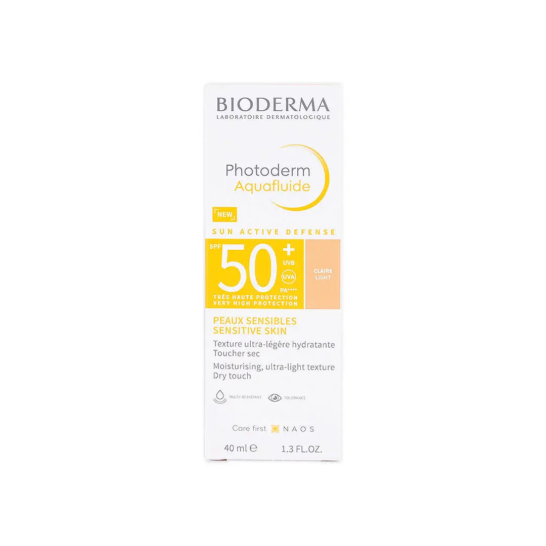 48025-Bioderma Photoderm Aquafluide SPF50+Claire Light 40Ml +2