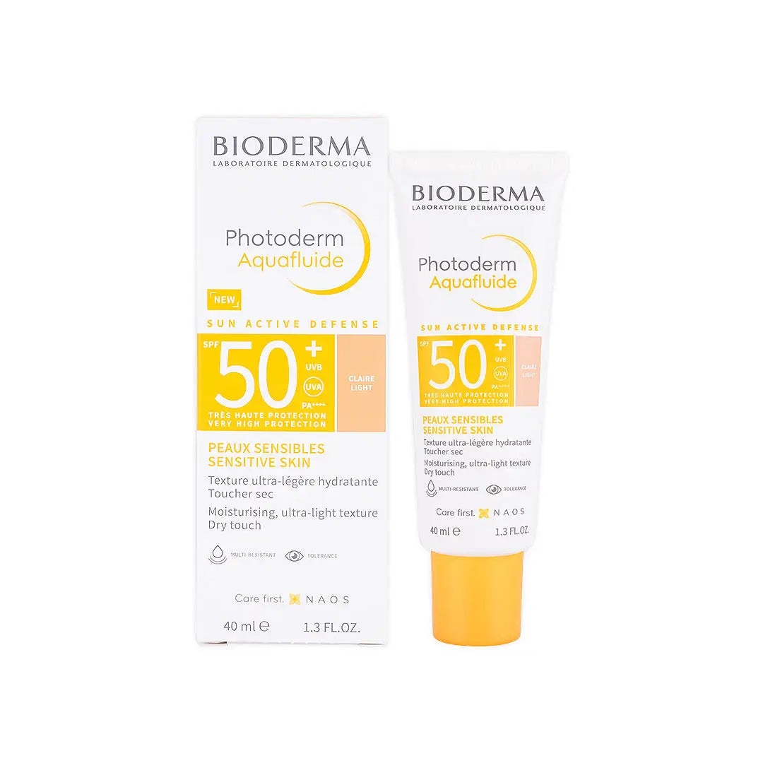 48025-Bioderma Photoderm Aquafluide SPF50+Claire Light 40Ml +1