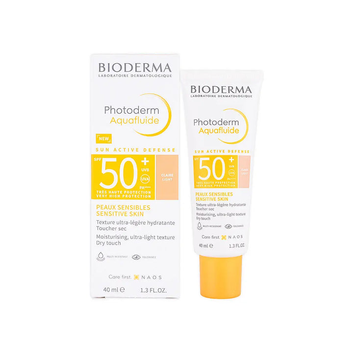 48025-Bioderma Photoderm Aquafluide SPF50+Claire Light 40Ml +1