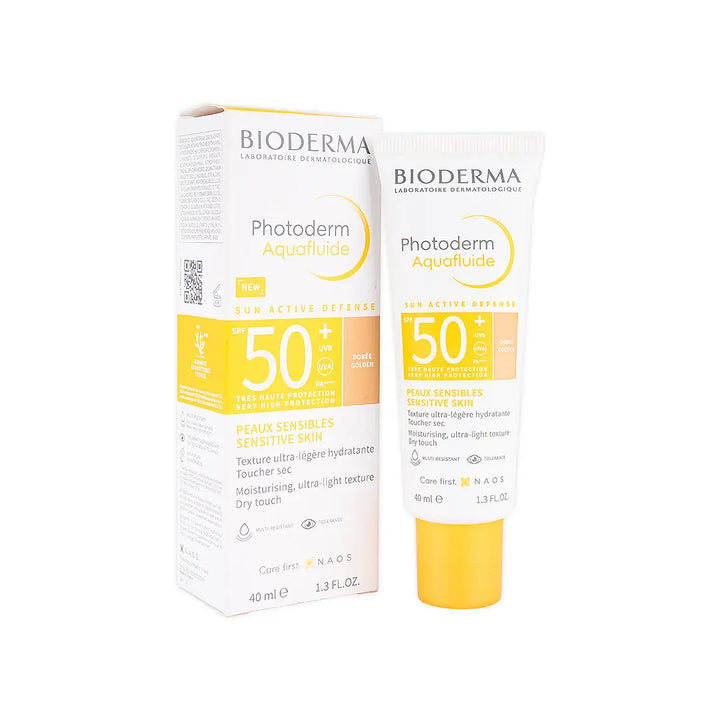 48026-Bioderma Photoderm Aquafluide SPF50+Dark Golden 40Ml +1