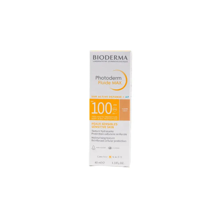 48030-Bioderma Photoderm Fluide Max SPF100 Claire Light 40Ml +1