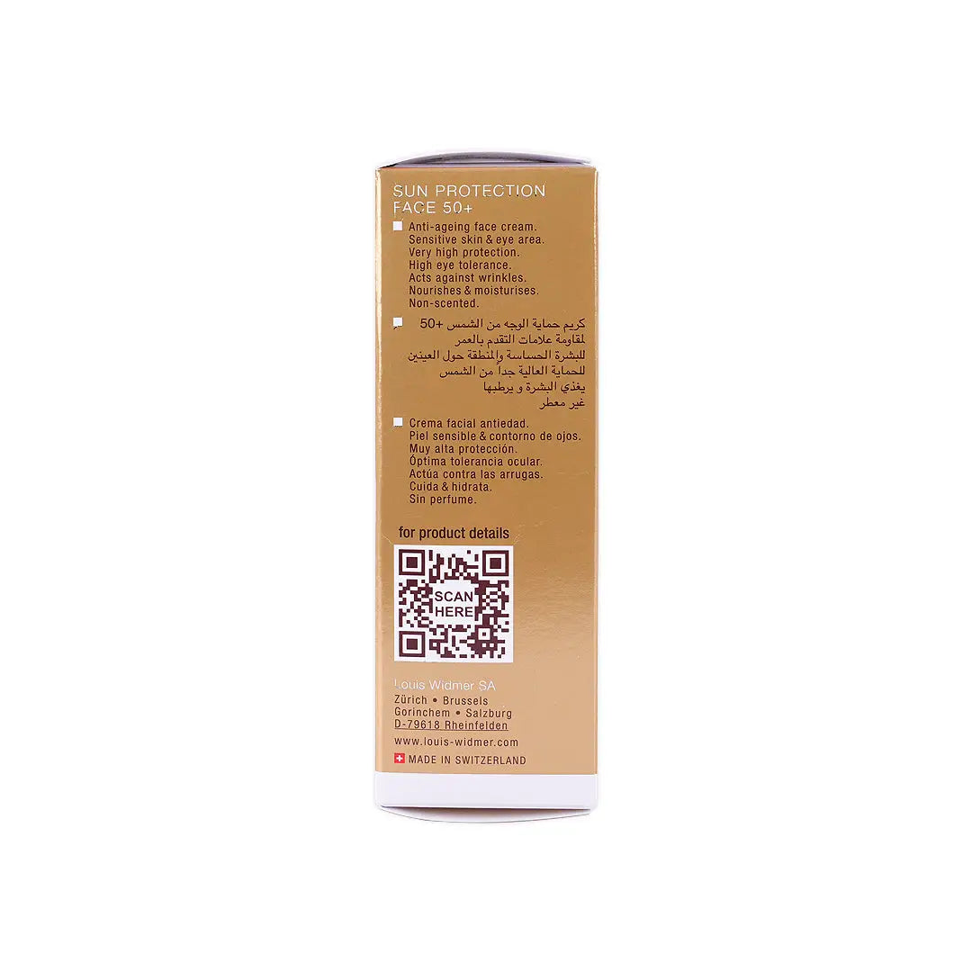 Louis Widmer SPF 50+ Sun Protection Face 50Ml