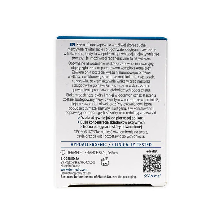 48053-Dermedic Hydrain3 Night Cream 50Ml +5