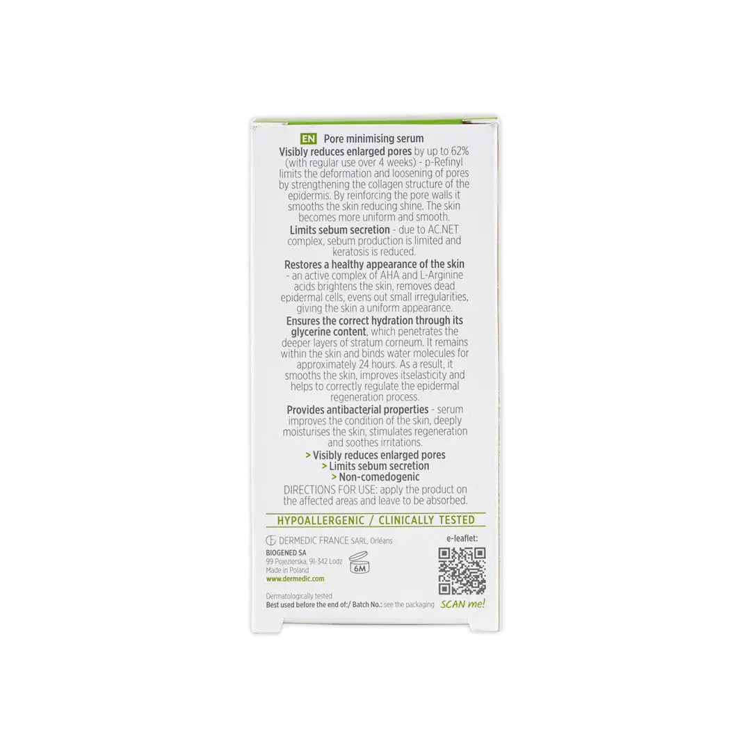 48056-Dermedic Normacne Pore Minimising Serum 30Ml +5