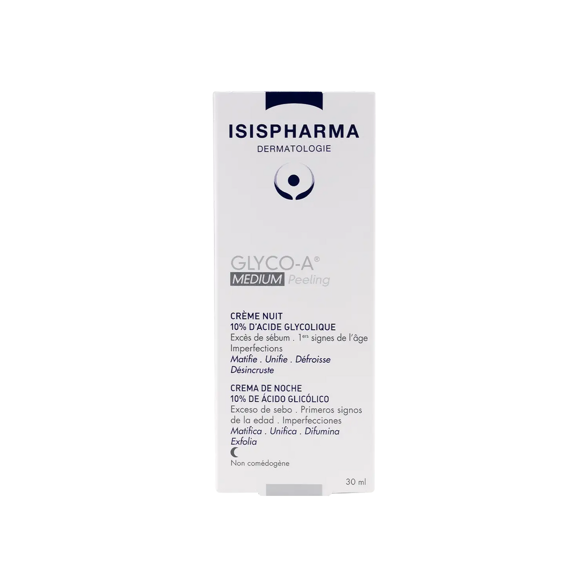 48062-ISIS Pharma  Glyco-A Medium Peeling 10% Night Cream 30ml