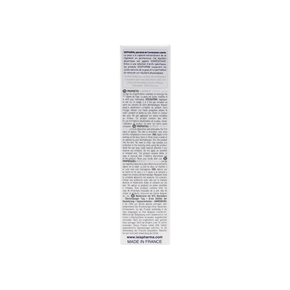 48062-ISIS Pharma  Glyco-A Medium Peeling 10% Night Cream 30ml +1