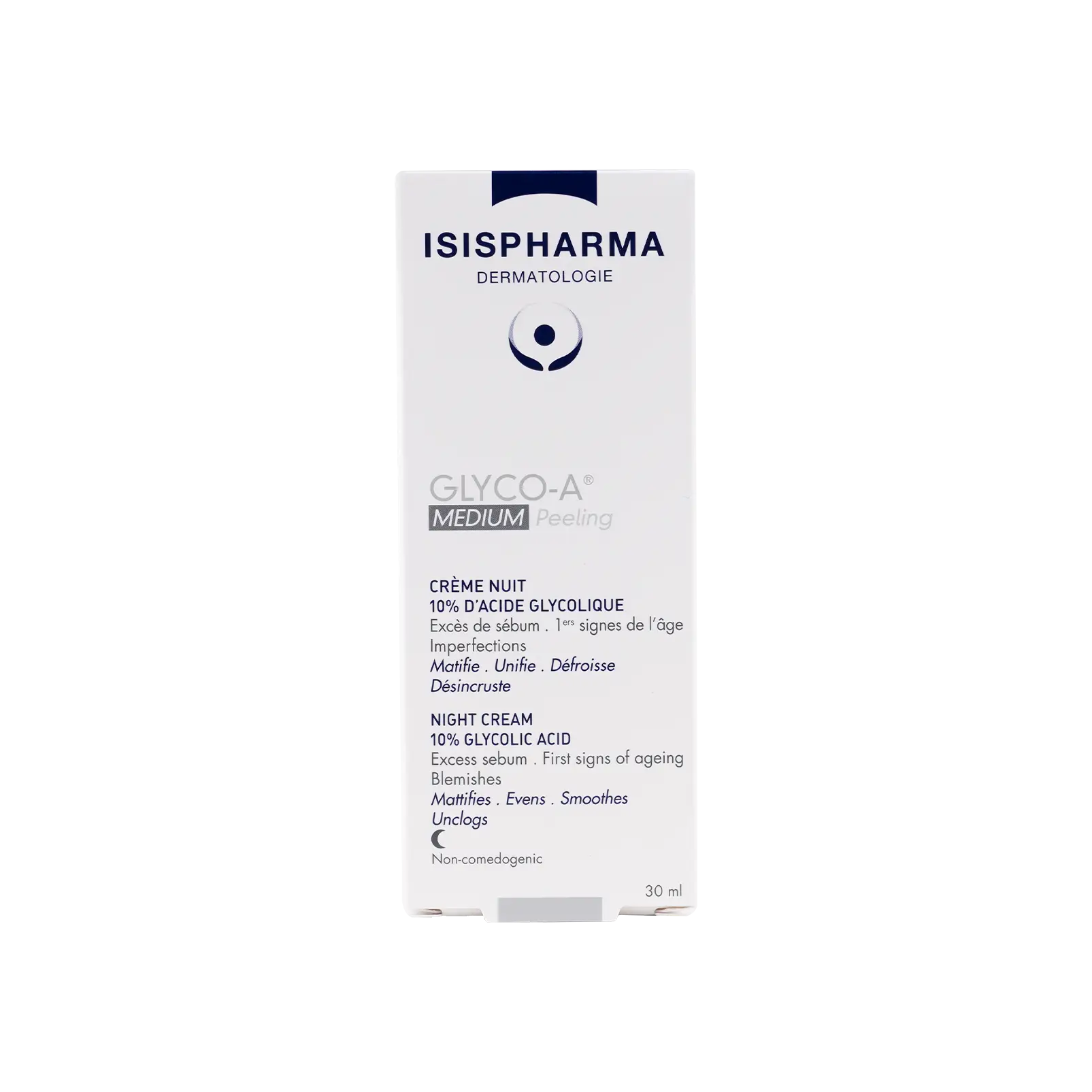 ISIS Glyco-A Medium Peeling 10% Night Cream 30ml