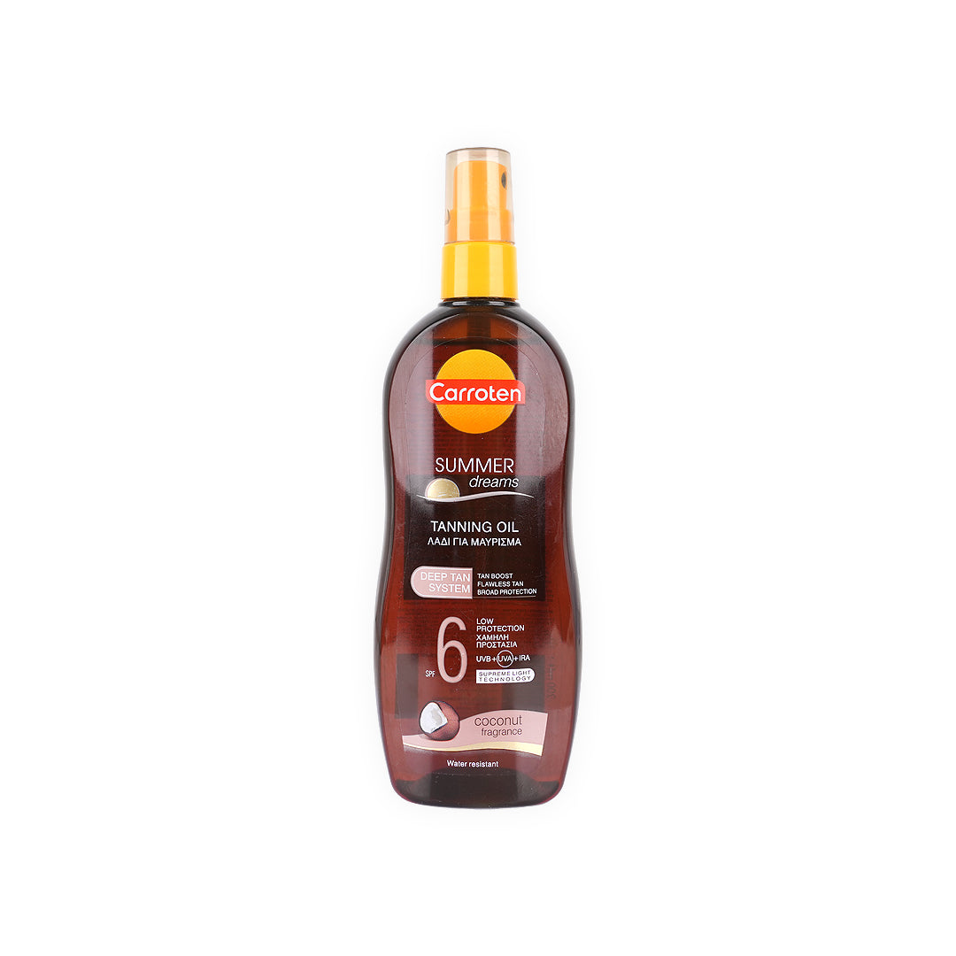 CARROTEN SUMMER DREAMS SPF6 TANNING OIL 200ML